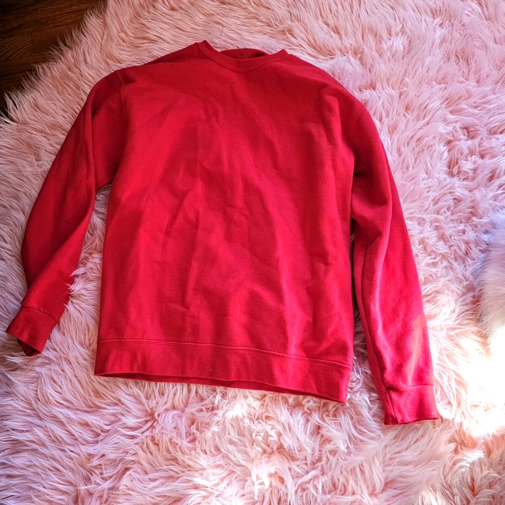 Men's red sweatshirt size medium Fruit of the Loom